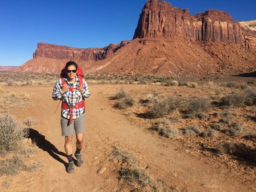 exofficio sol cool nomad short for women - our lead tester is shown hiking a climber&#039;s approach trail in indian...