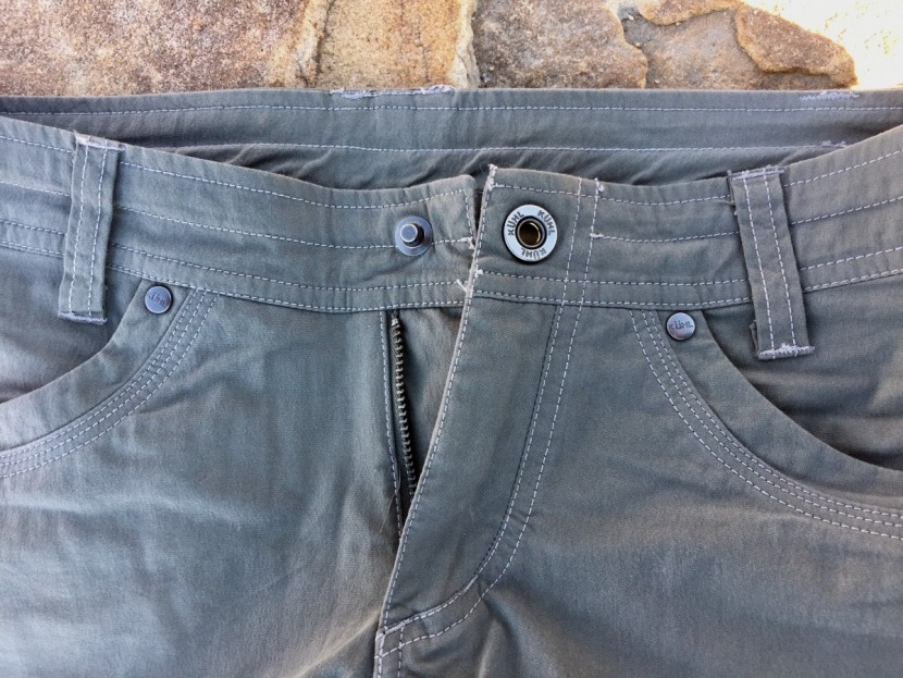 kuhl splash 11&quot; - the metal snap closure for these shorts is either too hard to undo...