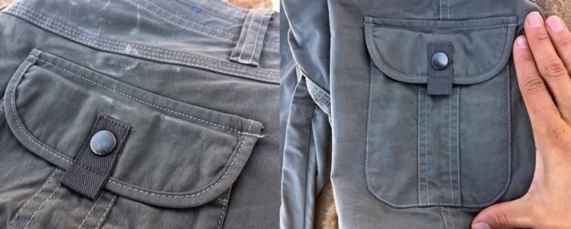 kuhl splash 11&quot; - the cargo-inspired pockets are decently sized and have snap...