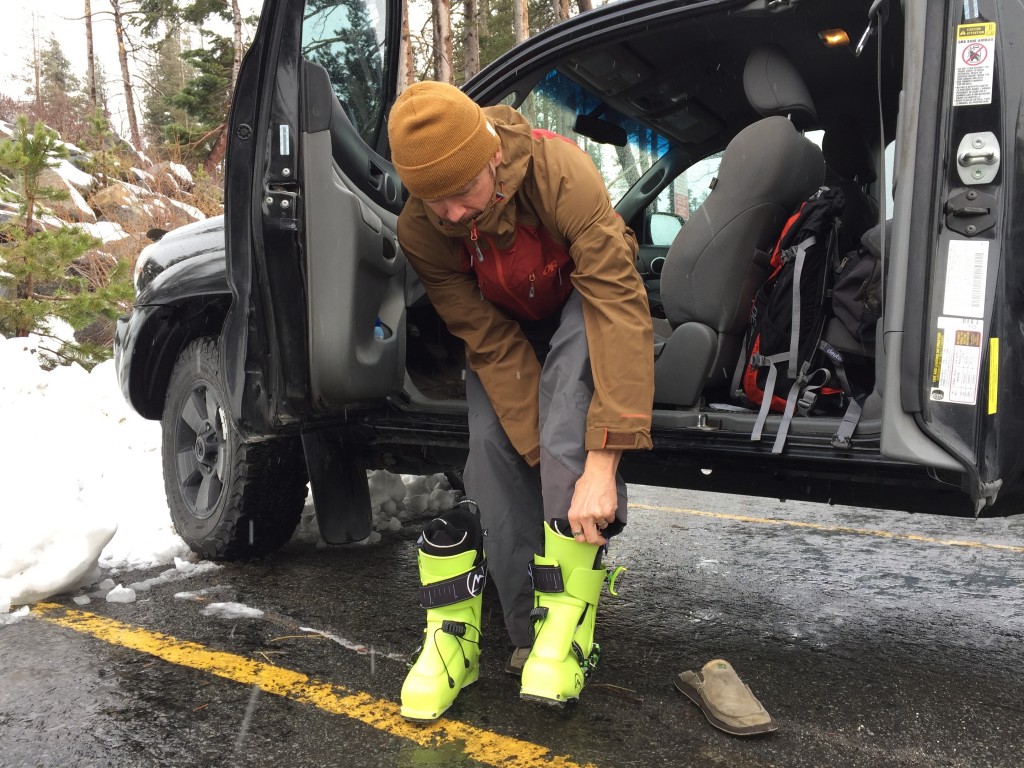 outdoor research skyward ii - gearing up for a ski tour in the skyward ii. this is a great warm...
