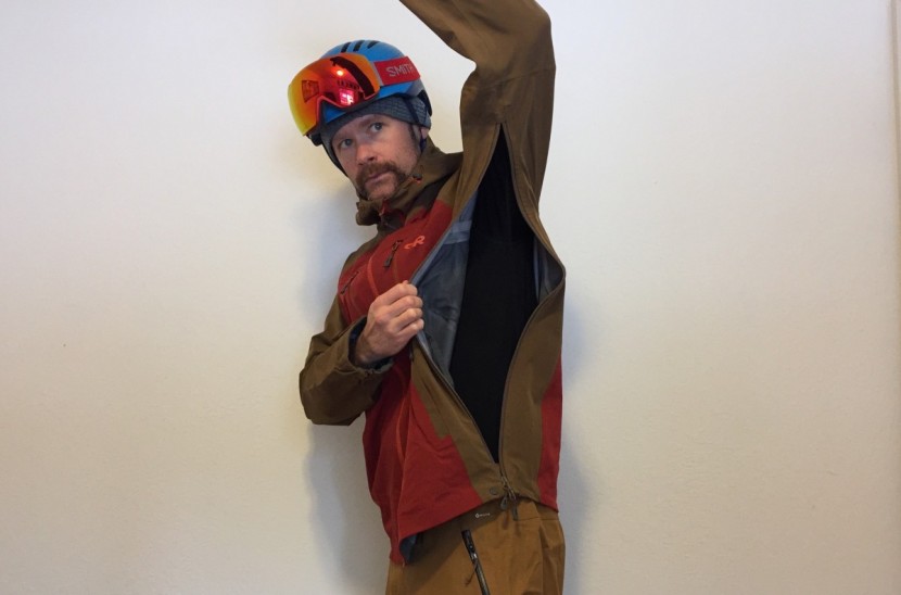 outdoor research skyward ii - the vents on the skyward ii are huge. you can even open the snap at...