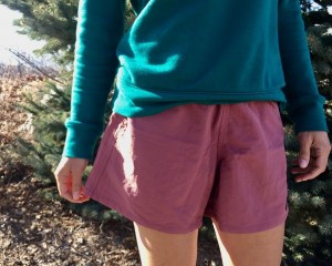 The bagginess of the Patagonia Baggies aids in their ability to vent.