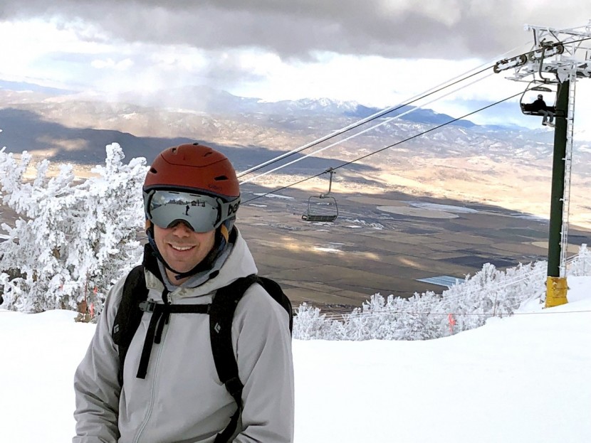 giro zone mips - a cold, stormy, early-season day on the local ski hill in the giro...