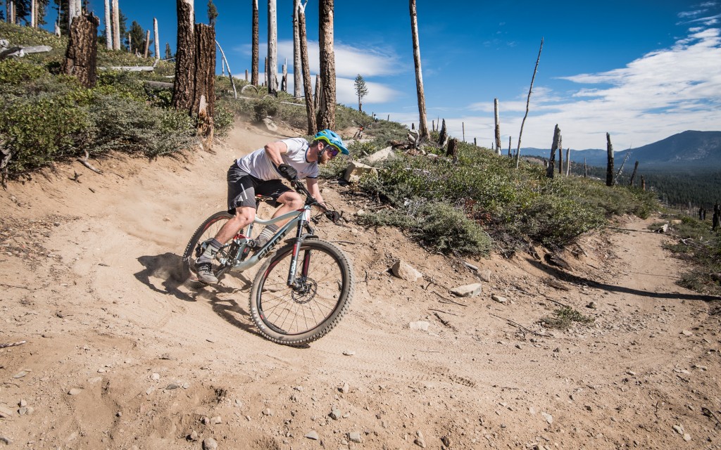 giant trance 3 - it likes to charge while still maintaining a short turning radius...