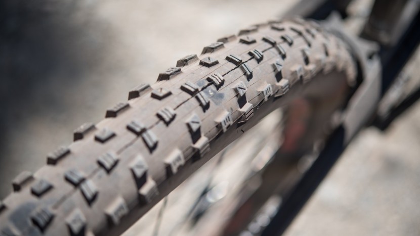 intense spider foundation - tester felt the maxxis forekaster tires really held this bike back.