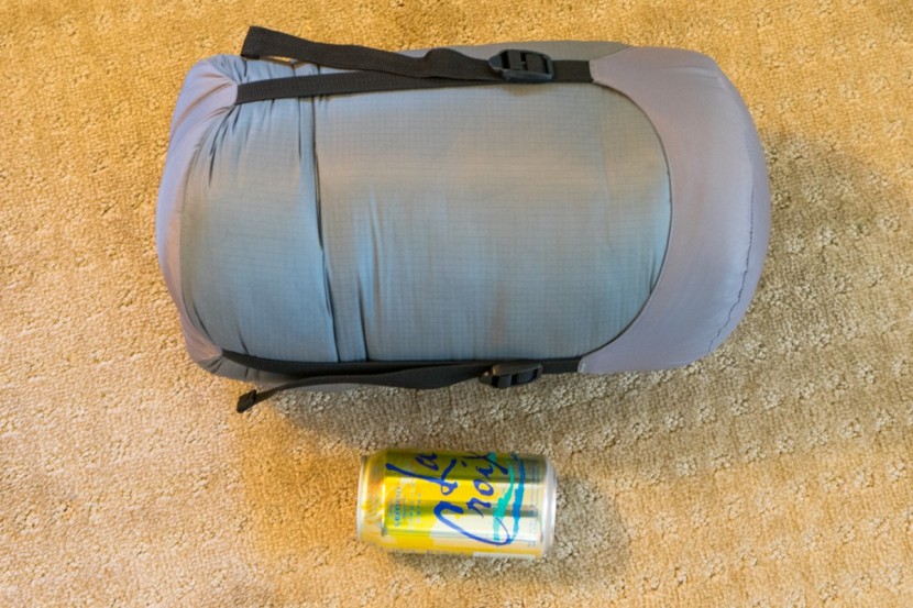 rab neutrino 800 - for its warmth, this is an exceptionally compressible sleeping bag.