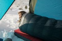 Camping in the snow is very frequent for our testers each winter.