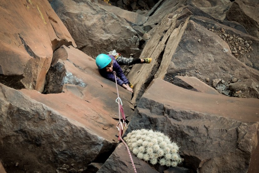 la sportiva stickit - the splitter cracks at oak creek canyon overlook az. were great for...