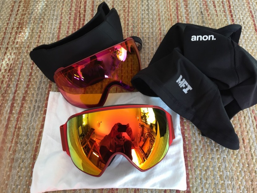 ski goggles - many goggles come with two lenses for bright and low light...