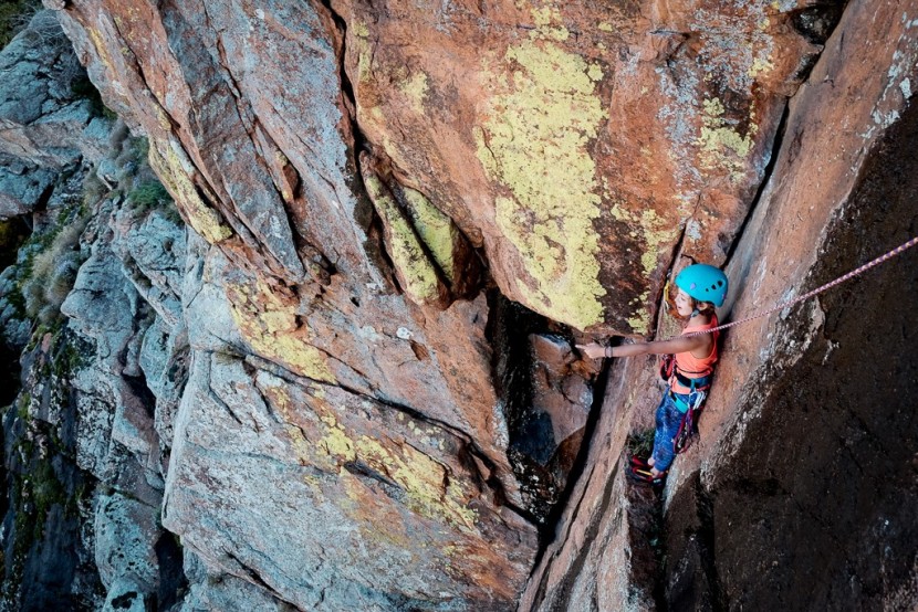 climbing shoes kids - early in the road trip, one of the kid testers enjoys the view from...