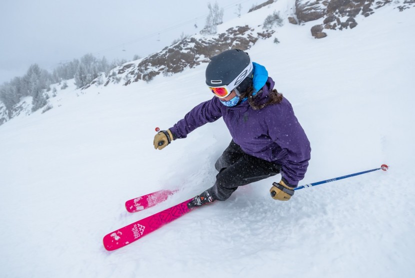 black crows camox birdie - the camox birdie is fairly stiff, but the tips start to flap at...