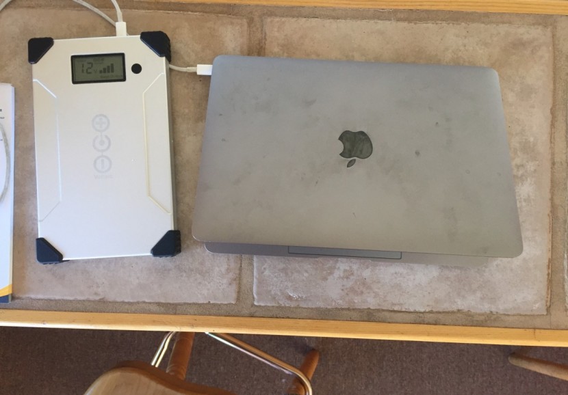 voltaic systems arc 20w - using the voltaic to charge our macbook was a smooth, easy affair.