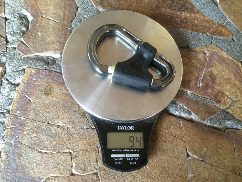 dmm belay master 2 - 94g makes it the heaviest locker we tested for this review. it is...