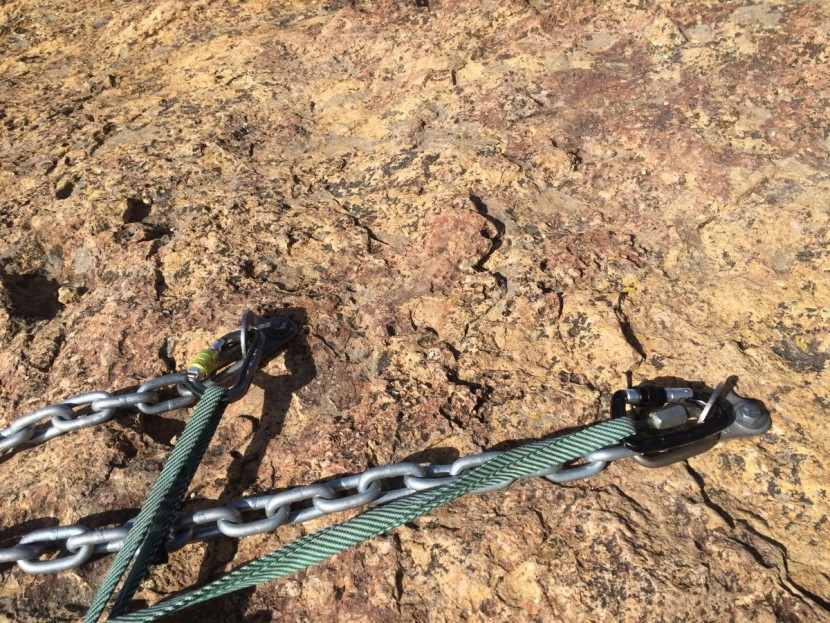 mad rock super tech keylock screw - the super tech attached to an anchor bolt to build an equalized...