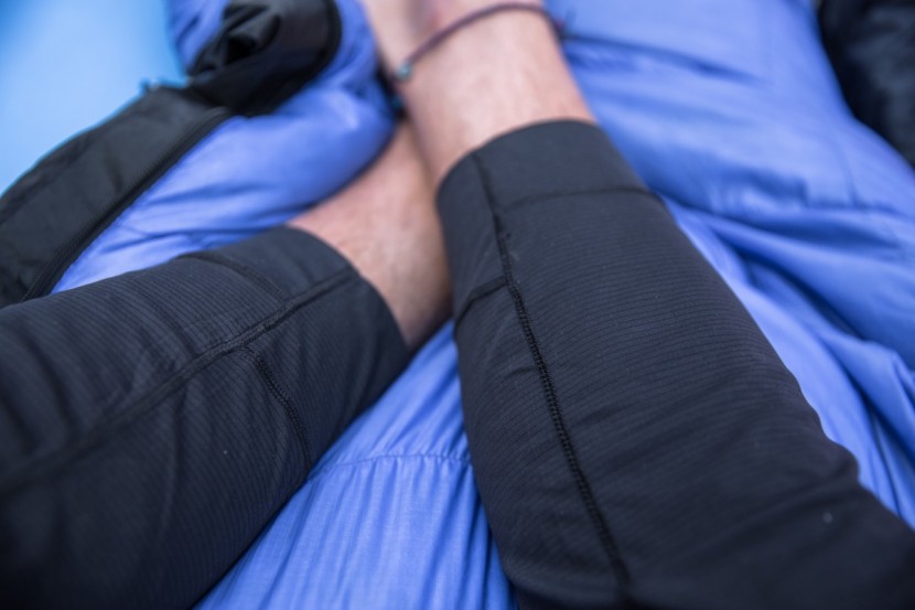 patagonia capilene lightweight bottoms - light and comfortable fabric next to skin with flatlock seams.