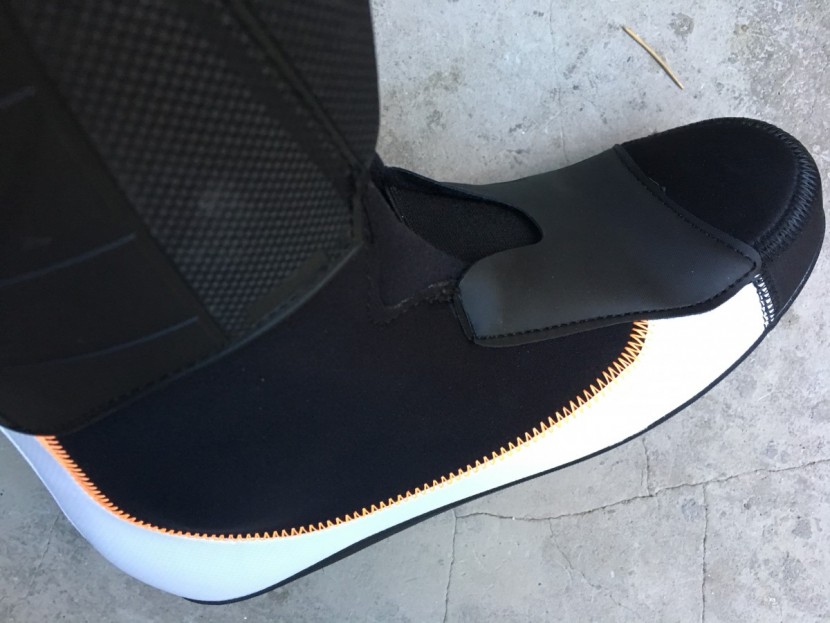 lange rx 120 - the liner is durable and supportive. however, its narrow shape...