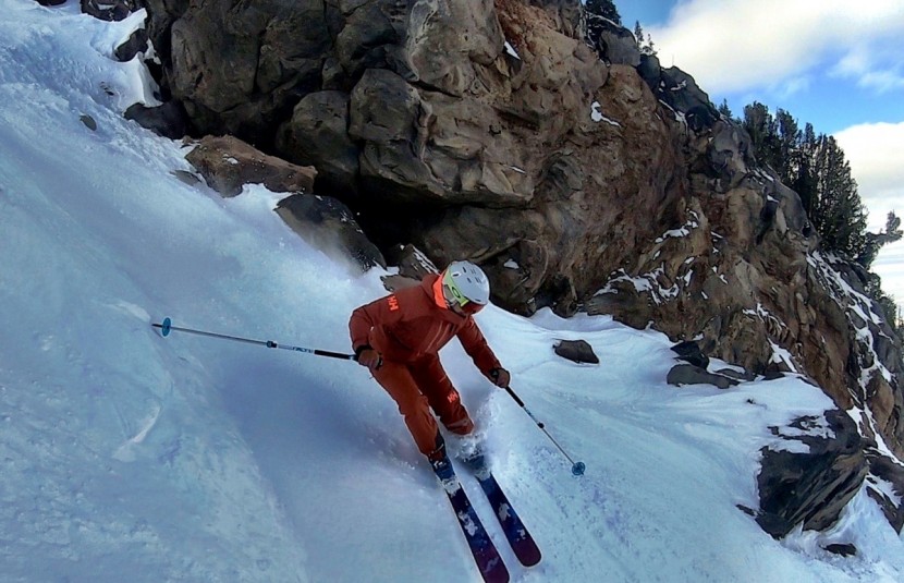 salomon x pro 90w custom heat connect - salomon&#039;s x pro 90 tearing down dry creek at mammoth mountain.