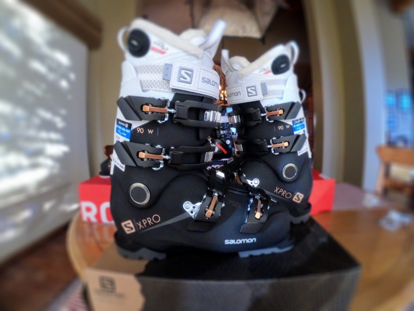 salomon x pro 90w custom heat connect - salomon&#039;s integrated heat system kept our feet warm in single digit...