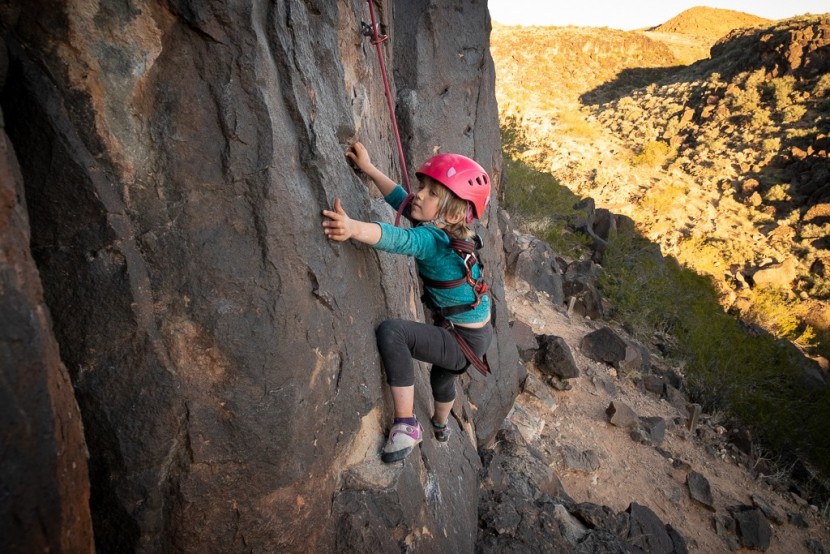 trango junior - there were times we wished they had gear loops but we made it work.