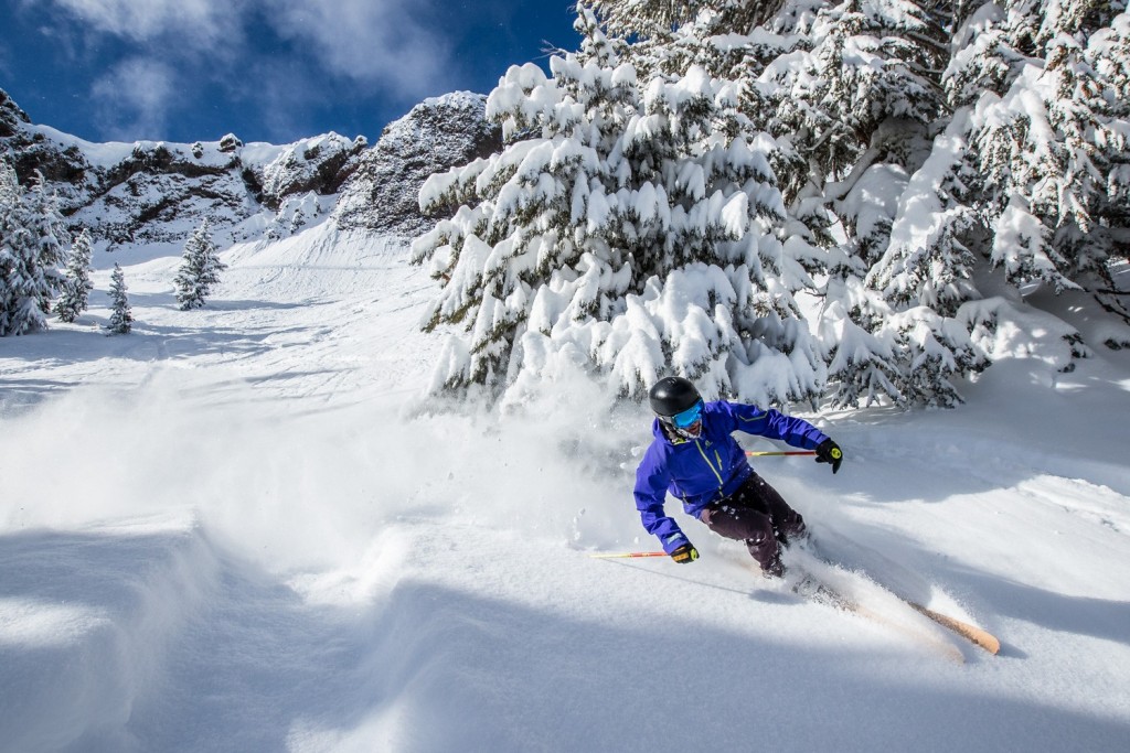 powder skis - with a 158mm shovel, the pescado is one of the most floaty skis in...