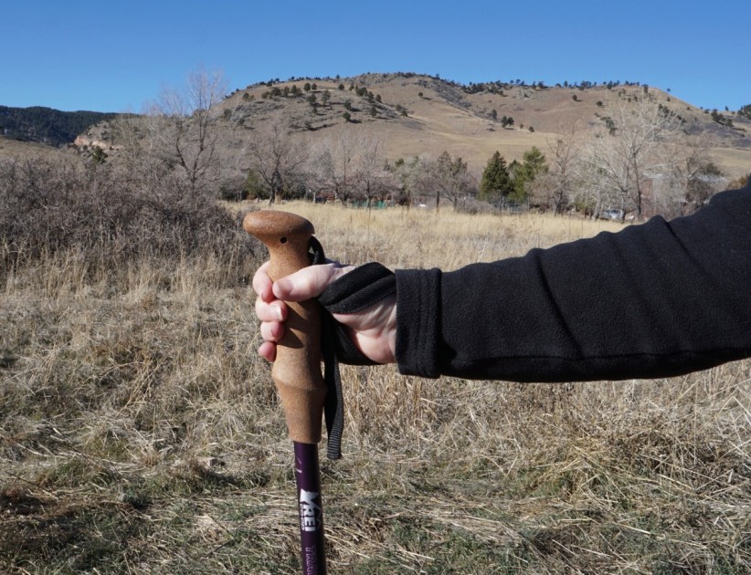 rei co-op traverse power lock cork for women - claire walters, the author of &quot;nordic walking,&quot; tests the traverse...