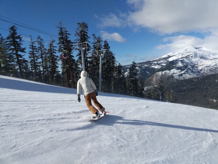 columbia peak to park for women - riding it out on groomers in lake tahoe. this jacket was perfect for...
