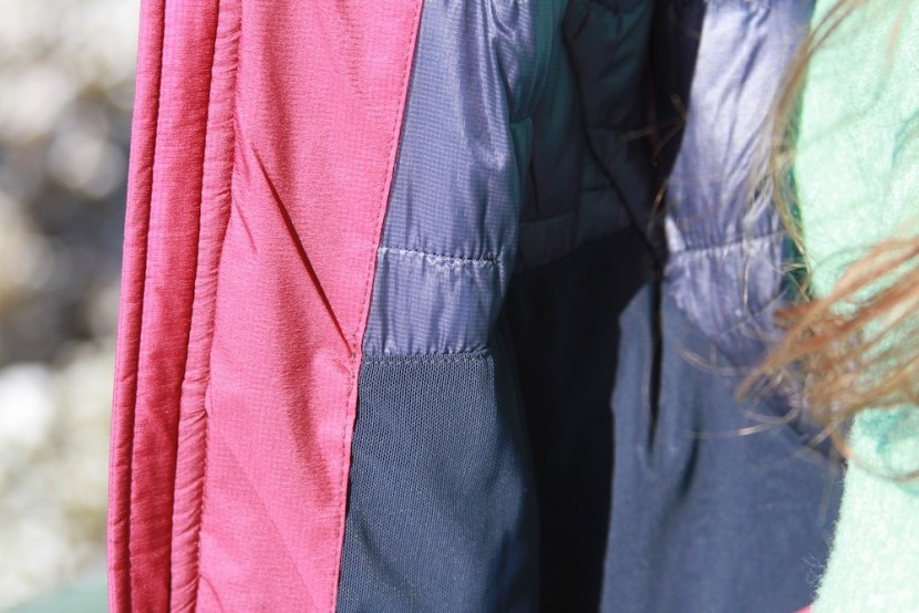 patagonia micro puff storm for women - a look at the interior fabrics used in the construction of this...