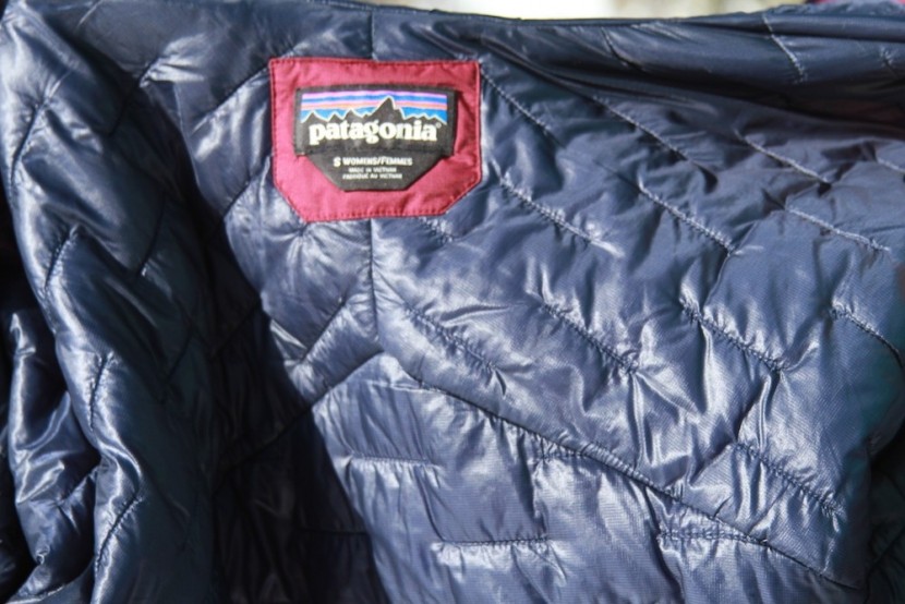 patagonia micro puff storm for women - the interior liner is outfitted with a built-in insulation that...