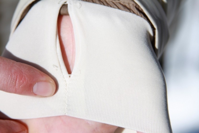 columbia peak to park for women - a look at a hole that busted into the comfort cuff as a result of...