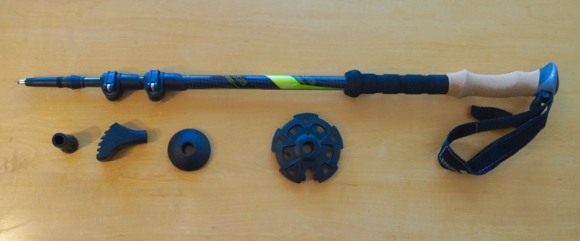 cascade mountain tech carbon fiber quick lock - here are the mountain tech&#039;s four different tips and baskets. from...