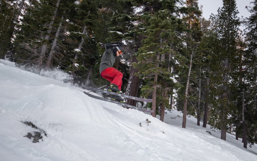 giro nine mips - when you jump off (little) kickers, people are less likely to notice...