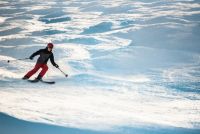 Fun-having while cycling through helmets on our local ski hill in...