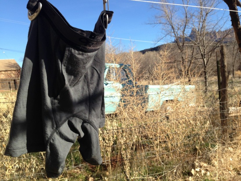 travel underwear - even wool pairs of underwear tend to line dry quickly in the sunshine.