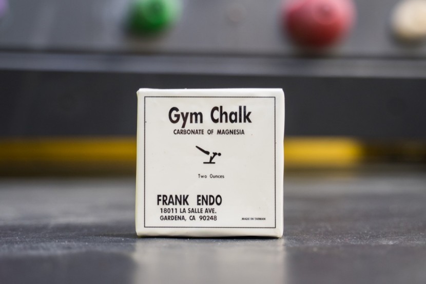 frank endo gym chalk block - two ounces of gym chalk, wrapped in plastic, ready to add some...