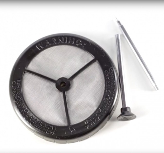 9jetboil coffee press - dissasembled coffee press