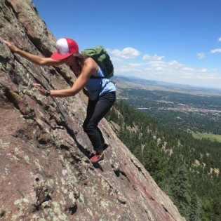 Lauren DeLaunay on the 3rd Flatiron.