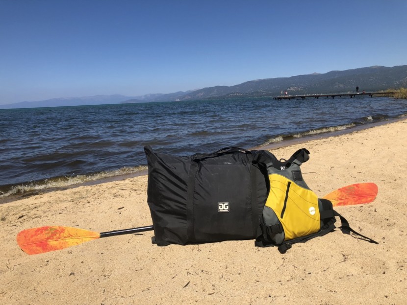 aquaglide columbia xp tandem xl - young kids will probably have quite the struggle carrying this...