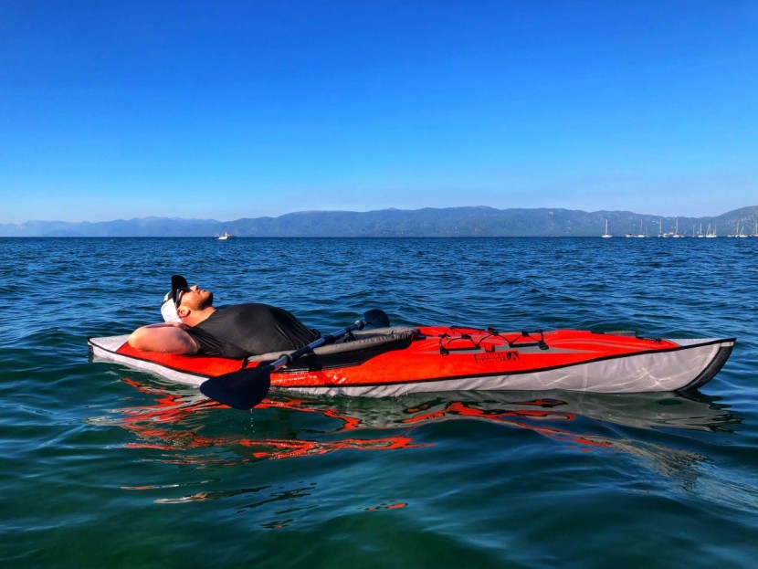 advanced elements advancedframe - paddle or relax in this top-notch inflatable kayak from advanced...