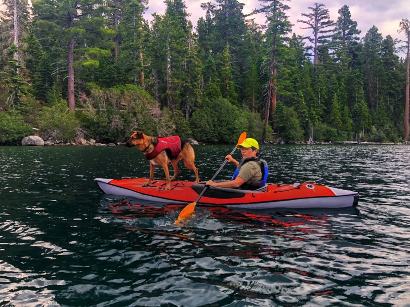 advanced elements advancedframe - even this 50lb dog jumping from the bow didn&#039;t make us fall out of...