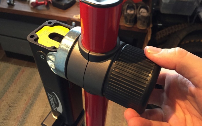 feedback sports recreational - the large knob on the back of the clamp arm is used to tighten and...