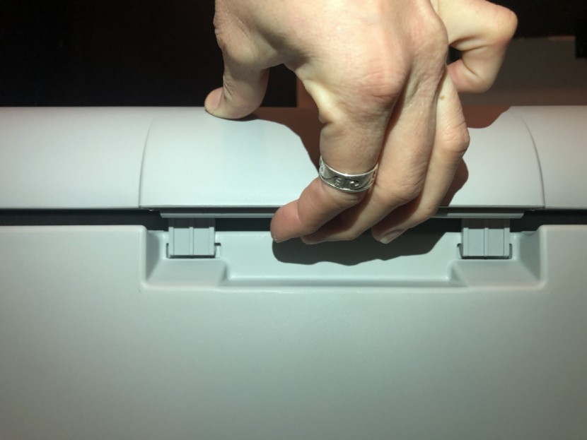 dometic cfx 50w - an easy to use latch on the lid helps seal in cold temperatures...