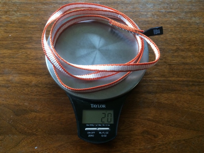 trango low bulk 11mm sling - the low bulk sling weighs a mere 20g, far lighter than any other...