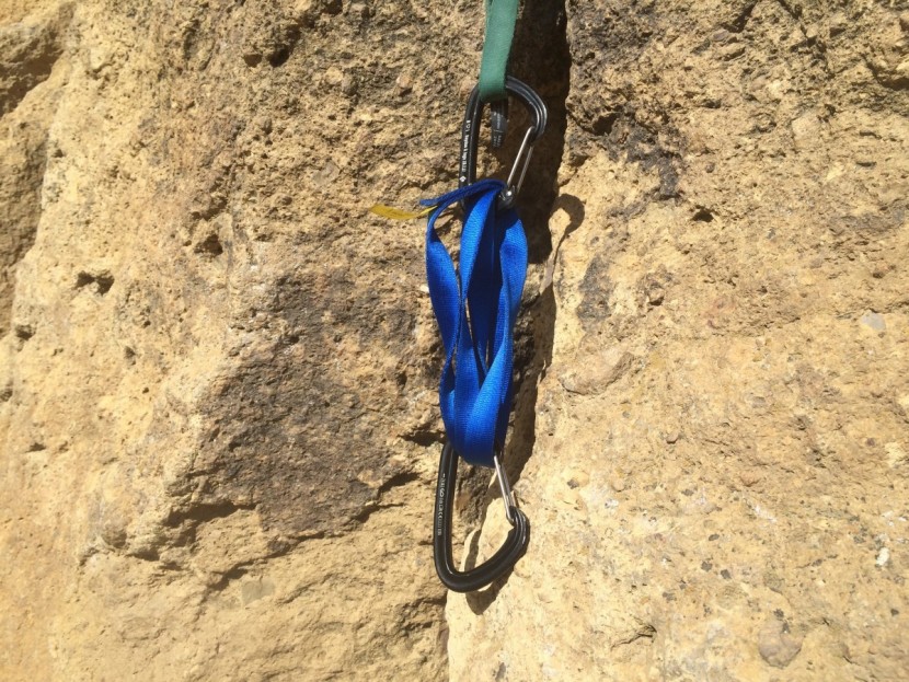 sterling nylon sewn runner - our testing shows that wide slings such as this one often overlap...