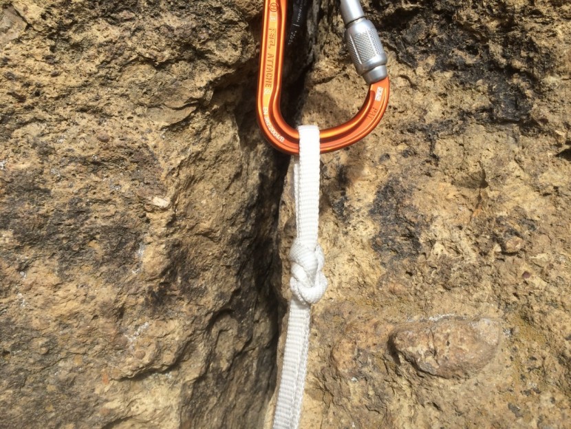 petzl pur&#039;anneau sling - flat slings in particular are prone to twist working their way into...