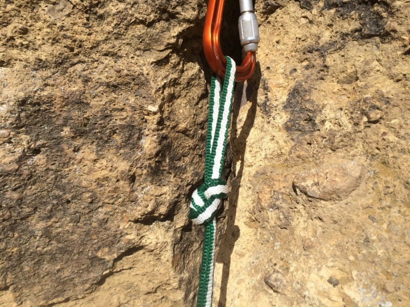 metolius open loop sling - while this knot may not look the cleanest, we found that the very...