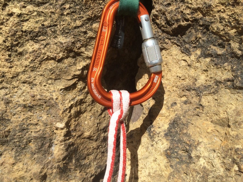 Howto: Build a Sling Trainer from recycled slackline and climbing gear