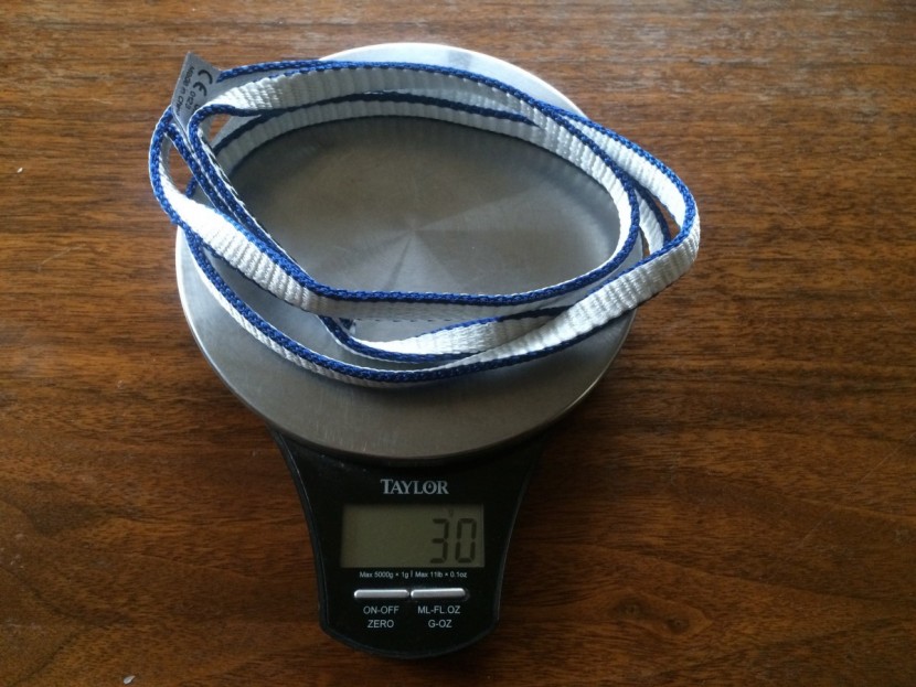 camp usa 11mm express dyneema sling - weighing 30g, this is one of the heaviest dyneema slings that we...