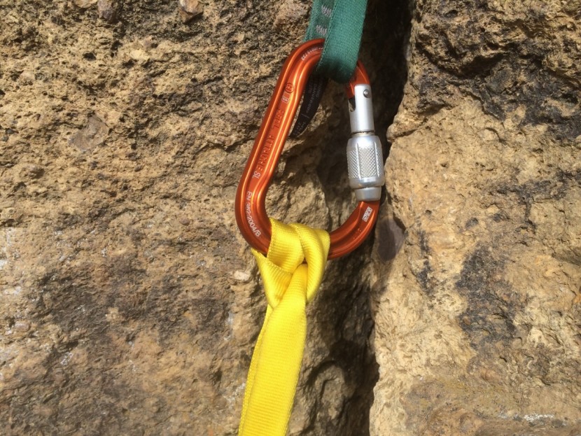 climbing slings - the clove hitch tied with this sling is easy to untie, but as you...