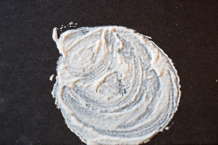 mammut liquid chalk - this liquid chalk has a grainier texture than friction labs secret...