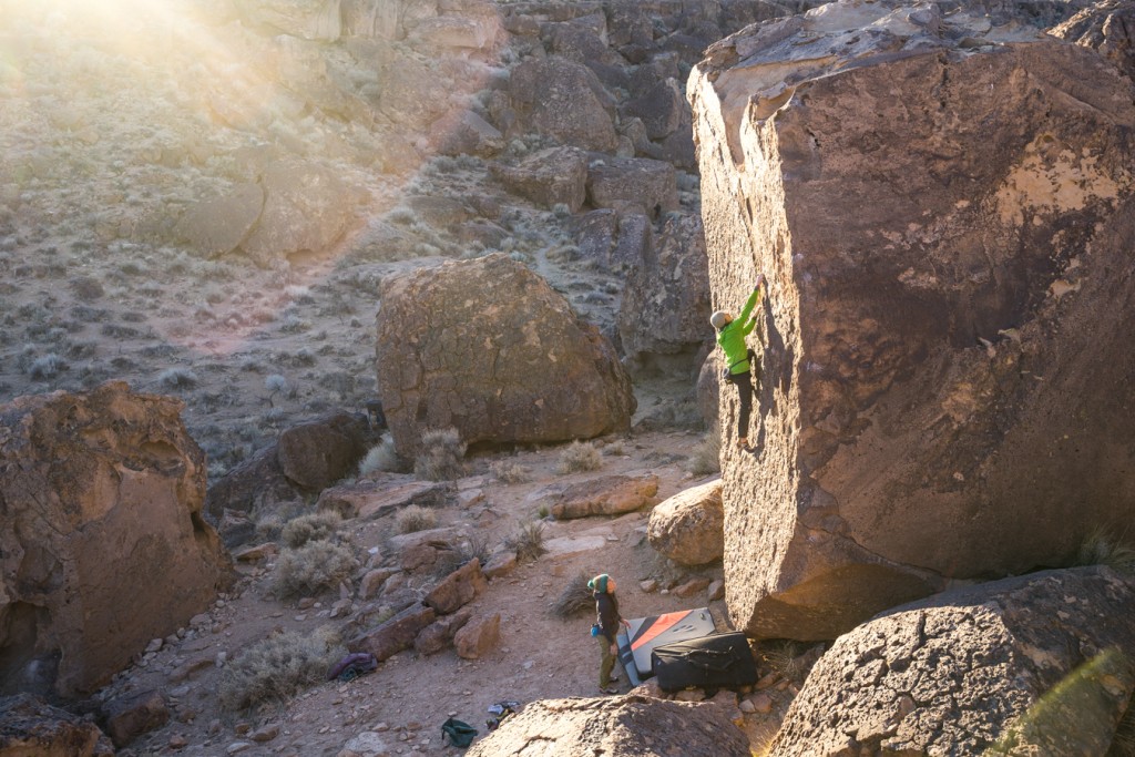 climbing chalk - once you start getting some air under your feet, you'll want chalk...